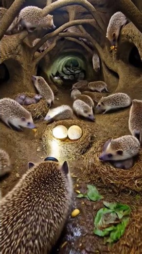 Meerkat Cam: Inside a Hidden Underground Colony🐾 #viral #shorts