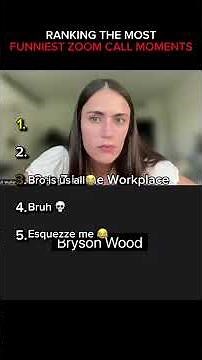 Ranking The Most Funniest Zoom Call Moments 😂🔥