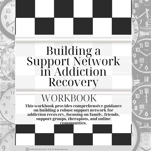 Building a Support Network in Recovery Workbook PDF | Sobriety Support Worksheet - Etsy Canada