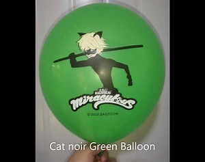 Miraculous Ladybug Cat Noir 12" Birthday Party Balloons 25 Pcs | Premium Latex for Miraculous Ladybug Party Supplies and Decorations by Vision E.D.
