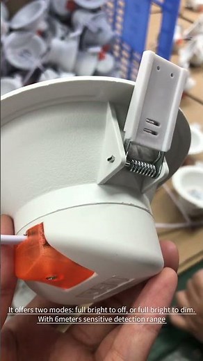 How the radar sensor led downlight work? Integrated DOB sensor ceiling light for corridor hallway?