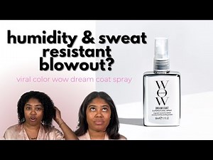 FIRST IMPRESSIONS, DEMO & REVIEW: DOES COLOR WOW DREAM COAT SPRAY WORK ON NATURALLY CURLY HAIR