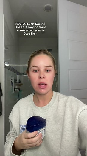 PSA to all my Dallas girlies or any girls that live in a big city!! Fake car boot scam in Deep Ellum tonight. Pretty sure someone did it in hopes I’d stand outside my car and be distracted but I was aware and locked my car quickly. #dallas #dallastx #dallastexas #deepellumtx #deepellum #bootedcar #alwaysbeaware #stayvigilant #headonaswivel #womenawareness #psa #dallasgirls #womenindallas #dallaswomen #dallasgirlies #scam