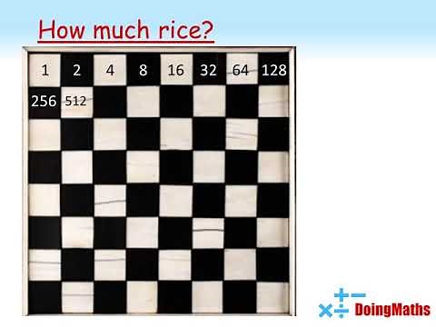 Rice on a chessboard An exponential story