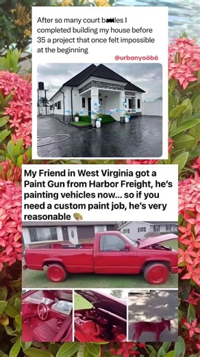 Funny DIY Paint Job Gone Wild – This Red Truck Moment Is Next Level 😂