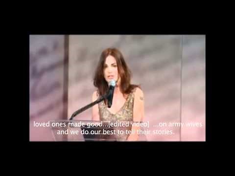 Kim Delaney Speech - Alcohol Involved?