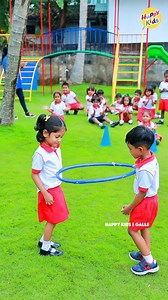 99K views · 645 reactions | Balance, Focus & Teamwork! 欄 Watch our little champs carefully guide the ring to its target—no hands, just skill! Learning coordination & patience through play.  S-Media Productions #Teamwork #BalanceGame #HappyKids #FunWithLearning #PreschoolActivities #CoordinationSkills #SmartPlay #LittleChampions | Happy Kids Montessori - Galle | Facebook