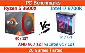 Ryzen 5 3600X vs Intel i7 8700K（RTX 2080 Ti）