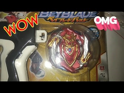 Beyblade Burst/ Cho Z Achilles/ Unboxing and Test Spin