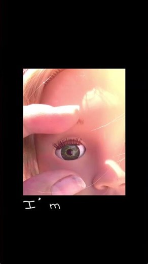 Ocean eyes trend with my doll!