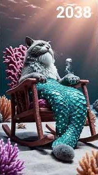 The evolution of kittens into old cats