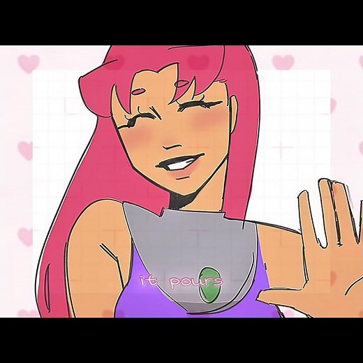 STARFIRE (and robin) ANIMATION MEME - #starfire #fanart #art #teentitans #reels #trending #animation