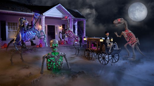 Home Depot's Skelly returns with upgrades in 'Halfway to Halloween' collection