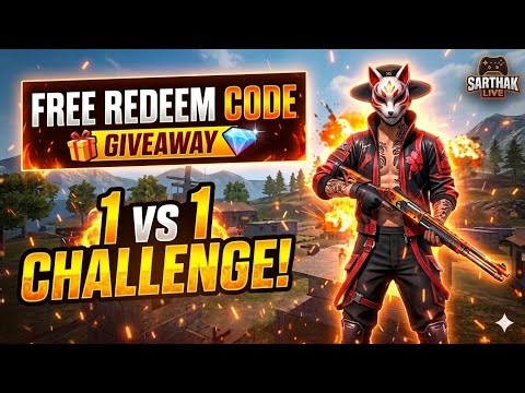 Sarthak_LIVE is live! 1 vs 1 with subscribers and redeem code giveaway 🎮