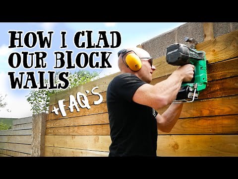 CLADDING THE BLOCK WALLS with project FAQ's