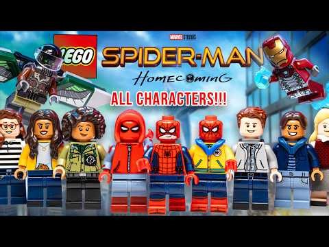 I Built the ULTIMATE LEGO Spider-Man Homecoming Custom Minifigures! 🕷🔥