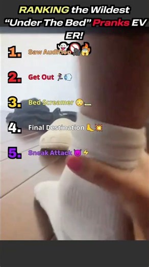RANKING the Wildest “Under The Bed” Pranks EVER! 🔥