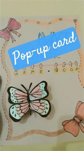 Butterfly 🦋 pop-up card making !! easy ideas 💡#shorts #giftcard #ideas #butterfly #youtubeshorts