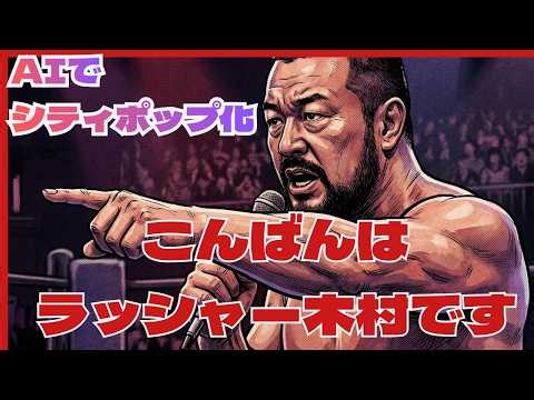 【AI×渕いじり】ラッシャー木村の名言で80年代シティポップを作ってみた