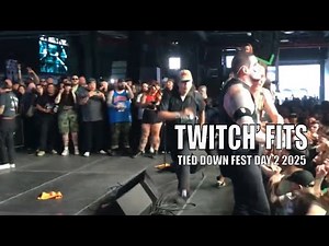 Twitch Fits Live at Tied Down Fest 2025 – Secret Set Highlights | Detroit Hardcore Surprise