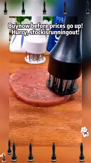 🥩This 21-Prong Stainless Steel Meat Tenderizer Hammer is your secret to perfectly tender meat! With 21 sharp prongs, it easily breaks down tough meat fibers, making your steaks, chicken, and pork more flavorful and juicy.🍗 Made from high-quality stainless steel, it’s durable, easy to clean, and built to last. Say goodbye to tough cuts and hello to melt-in-your-mouth perfection! Ideal for home cooks and BBQ enthusiasts.🍖 | Phil Store