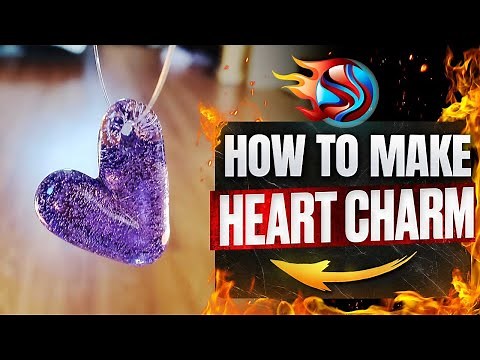 Lampworking Tutorial Videos - Using Recycled Glass for Heart Pendant