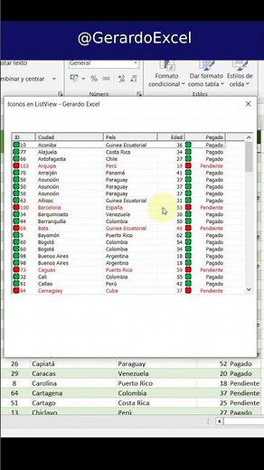 ListView + Icons = Impressive Excel 😎 #excel #exceltips