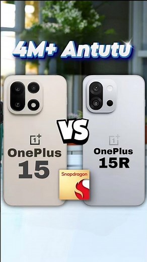 oneplus 15 vs oneplus 15R | oneplus 15 series #smartphone #tech