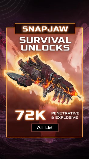 7.7K views · 33 reactions | Durable and Hungry. The Snapjaw is built for raw, front-line punishment—with the armor and bite to match. Whether you're soaking up damage or clearing the path ahead, this hull doesn't back down. Add it to your fleet and unleash it in the upcoming Raid: Blood is Thicker. | Battle Pirates | Facebook