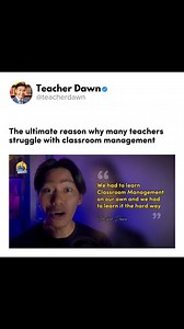 27K views · 801 reactions | We all had to learn classroom management on our own. And for the times that there were those who mentored us, THANK YOU! Mention your mentor to honor them 殺﫶 #teacherdawn #learningmindset #educationalcontent #educationalvideos #ClassroomManagement #teachingtips #teacherlife | Teacher Dawn | Facebook