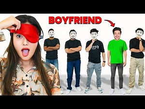 Girlfriend Tries To Find Boyfriend Blindfolded! *Emotional*