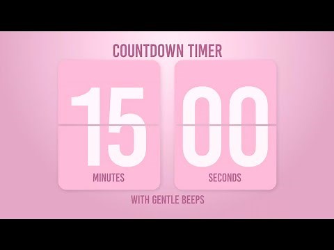 ⏱ 15 Minute Flip Timer 🔥 with Ticking Sound & Alarm