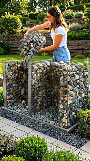 Look At The Genius Hidden Dustbin Garden Hack!