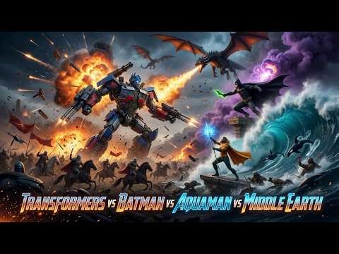 TRANSFORMERS vs BATMAN vs AQUAMAN vs MIDDLE EARTH | Ultimate AI Concept Trailers Compilation 2026 🔥
