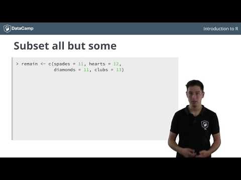R tutorial - Subsetting your Vectors in R