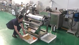 Fruit Pulping Machine 1000kg/h It is suitable for all kinds of berry-type fruits WhatsApp/WeChat: 8618116095133 Web: www.genyondmachine.com | Genyond machine