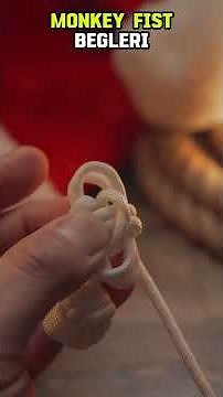 These Knots Turn Into Perfect Begleri 😱 (Monkey Fist Tutorial) #paracord #monkeysfist #begleri #diy