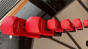 Red London Telephone Box: Metal Ornament, Piggy Bank Decor - Etsy