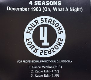 The Four Seasons - December 1963 (Oh What A Night)