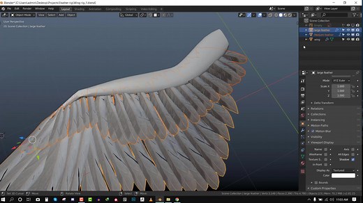 Blender 教程 Blender 2 8.1绑定翅膀教程 两集全