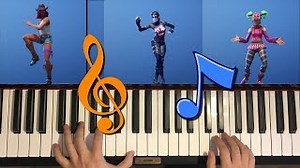 *NEW* Leaked Fortnite Emotes On Piano (Knee Slapper, Bombastic, Hot Marat) Chords - ChordU