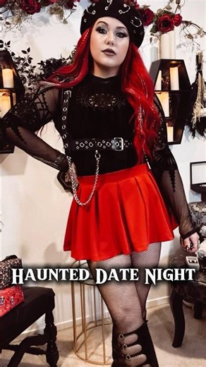 Haunted Date Night Look | Gothic Cathedral Bodysuit | Dark Feminine Fashion #darkglamour #fashion