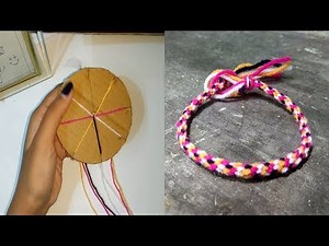 How to make woolen bracelets / Friendship bands at home ||Easy||