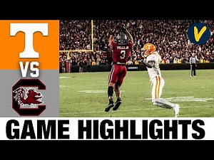 #5 Tennessee vs South Carolina | 2022 College Football Highlights