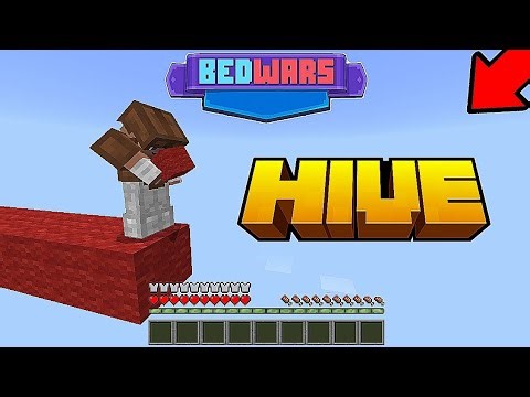 Así es bedwars en The Hive!!!..Bedwars minecraft bedrock #3