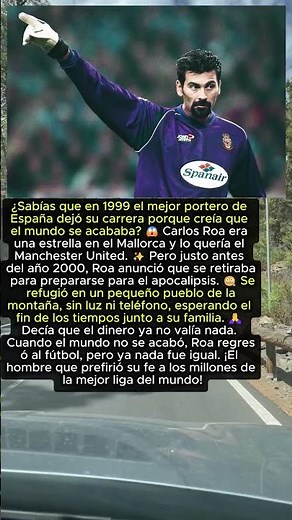 ¿El portero que abandonó el fútbol por el fin del mundo? 😱🌍