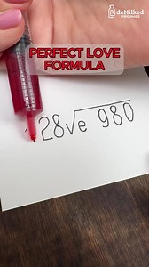 67K views · 110 reactions | Romantic Message Hidden In Math! | DeMilked | Facebook