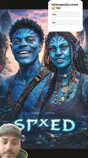 Ishowspeedy Meets Real Avator And Loved 🥰 Her #avatar #speedyp #avatarthewayofwater #ishowspeed