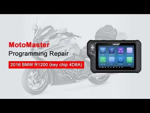 OBDSTAR MotoMaster BMW 4D8A Programming Repair Full Guide