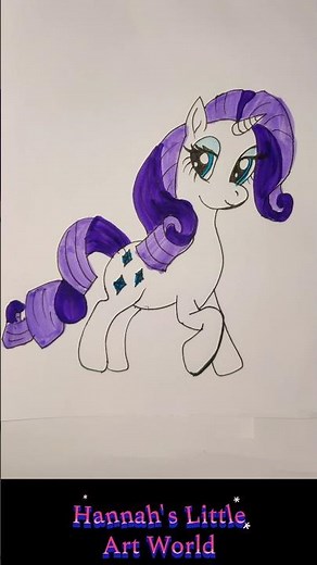 My Little Pony Art - Rarity Drawing
